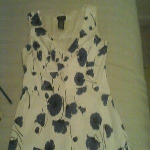 A beautiful flora white dress